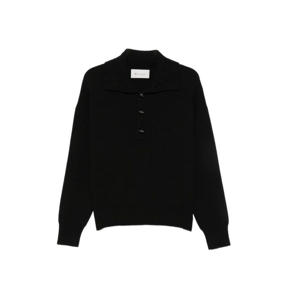 Ami Paris Black Sweaters & Knitwear - Jumpers Men